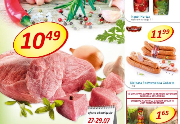 Gazetka 27 lipiec – 02 sierpień 2017 JABŁONIOWA